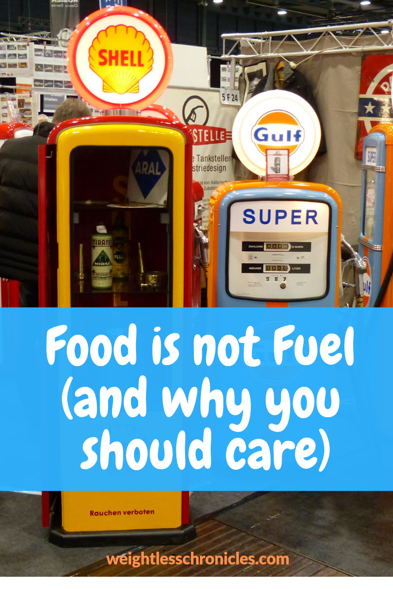 food is fuel food as fuel