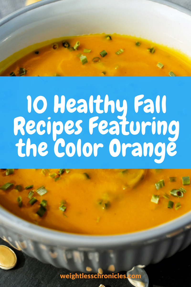 10 healthy fall foods featuring color orange